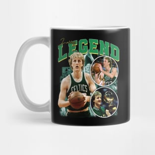 Larry Bird Legend Air Bird Basketball Signature Vintage Retro 80s 90s Bootleg Rap Style Mug